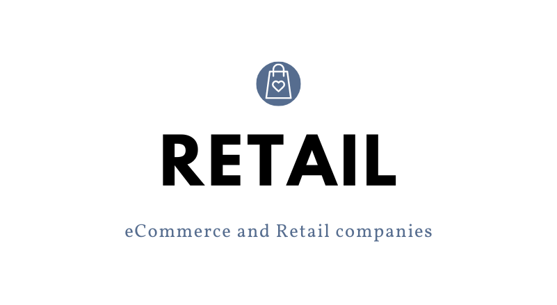 eCommerce, online sales, retail companies